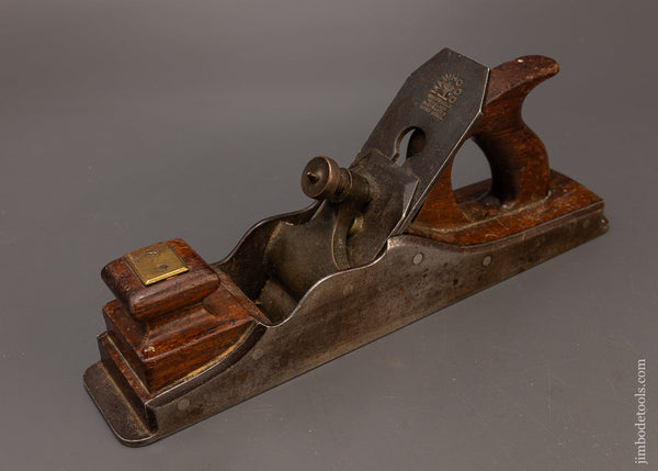 MATHIESON 14 1/2 Dovetailed Rosewood Infill Bench Plane - 116818