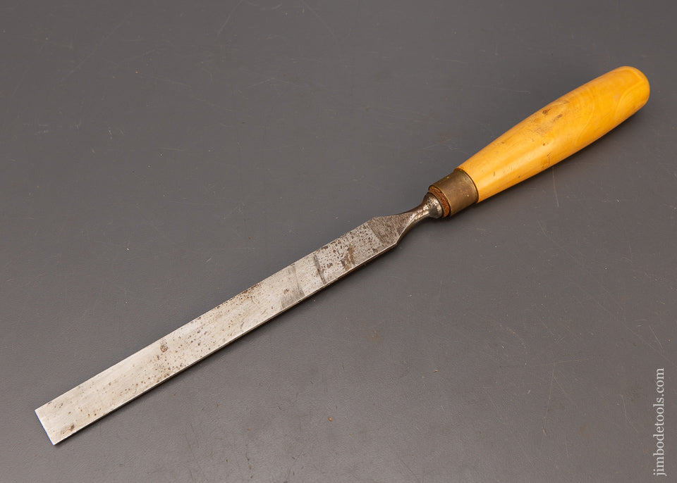 English Long, Thin Paring Chisel with Boxwood Handle 3/4 Inch SORBY - 116823