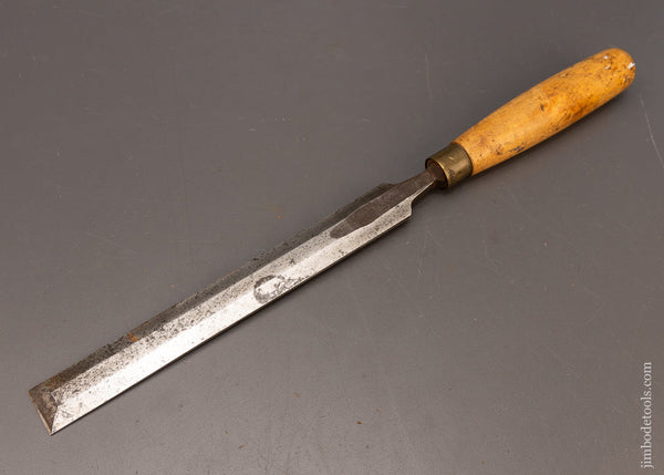 English Long, Thin Paring Chisel with Boxwood Handle MARPLES 1 Inch - 116828