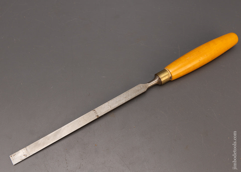 English Long, Thin Paring Chisel with Boxwood Handle 1/2 Inch MARPLES - 116829