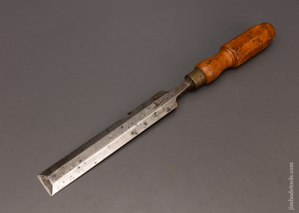 Excellent 1 1/4 Inch Boxwood Handled Long, Thin Paring Chisel by I. SORBY - 116831