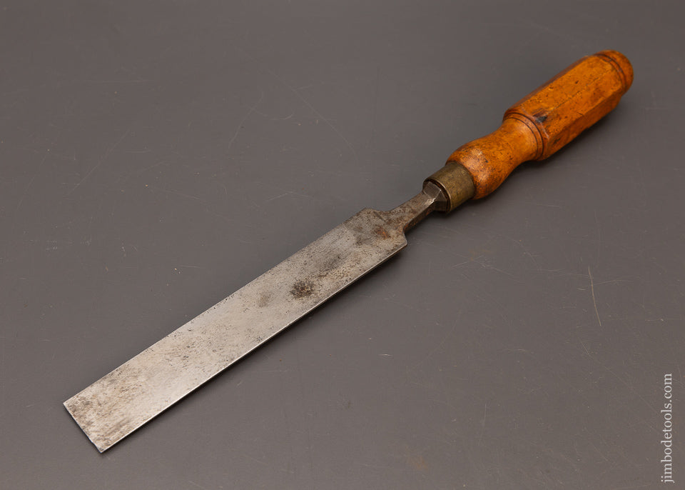 Excellent 1 1/4 Inch Boxwood Handled Long, Thin Paring Chisel by I. SORBY - 116831