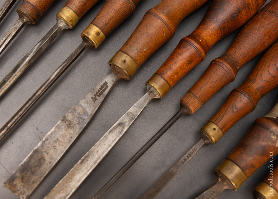 Excellent Set of 15 ADDIS Carving Chisels Gouges - 116832