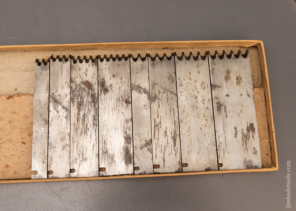 Rare 100% Complete Set of “SPECIAL” Cutters for STANLEY No. 45 Combination Plane - 116840 - AS OF JULY 1