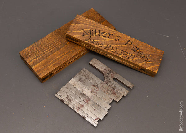 Set of 9 Plow Plane Irons for STANLEY No. 41-42-43 & 44 MILLERS PATENT Planes Original - 116844