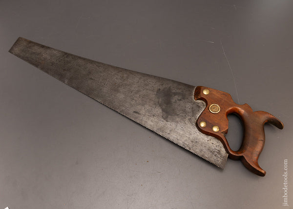 22 Inch DISSTON D-8 Tool Cabinet Hand Saw - 116863