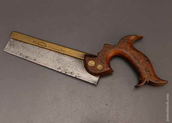 8 Inch GROVES & SONS Brass Back Saw with Split Screws - 116886