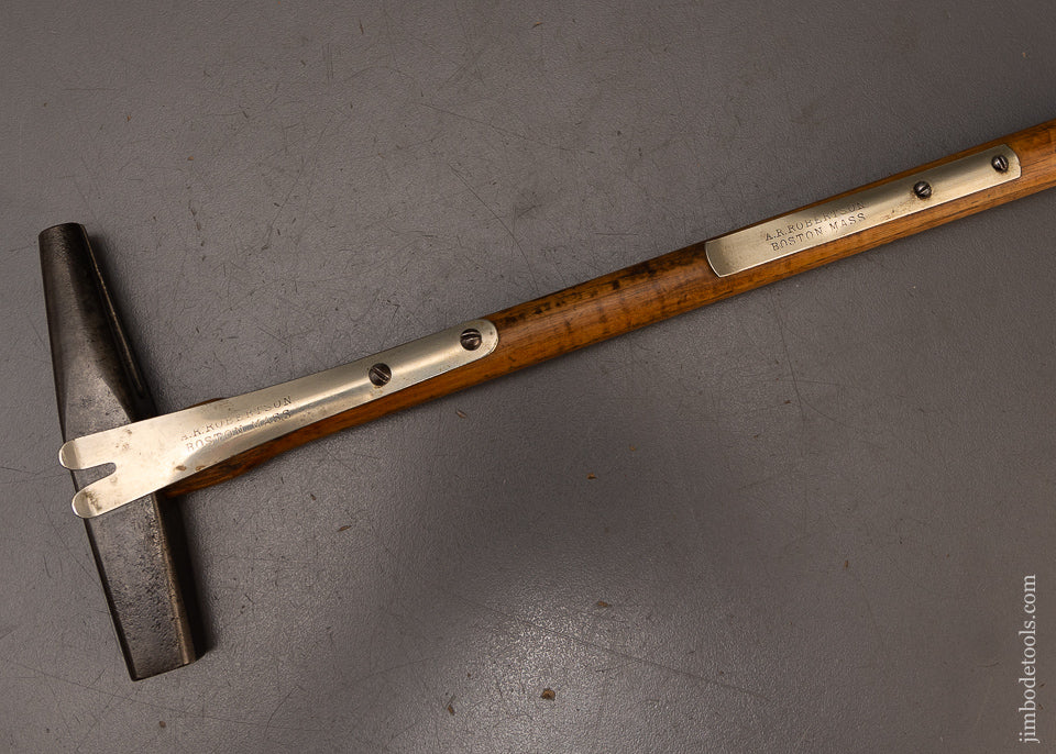 Signed-36-inch-A.-ROBERTSON-Patent-November-2,-1886-Bill-Poster’s-Hammer-116895