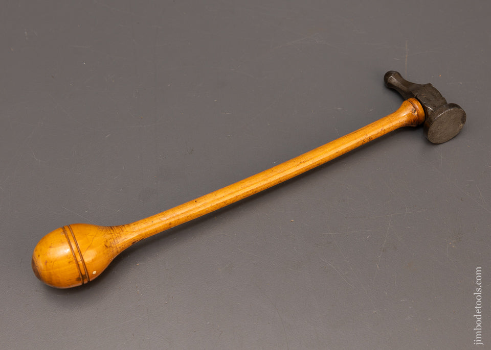 L. HUGONIOT-TISSO FRANCE Planishing Hammer with Boxwood Handle - 116898