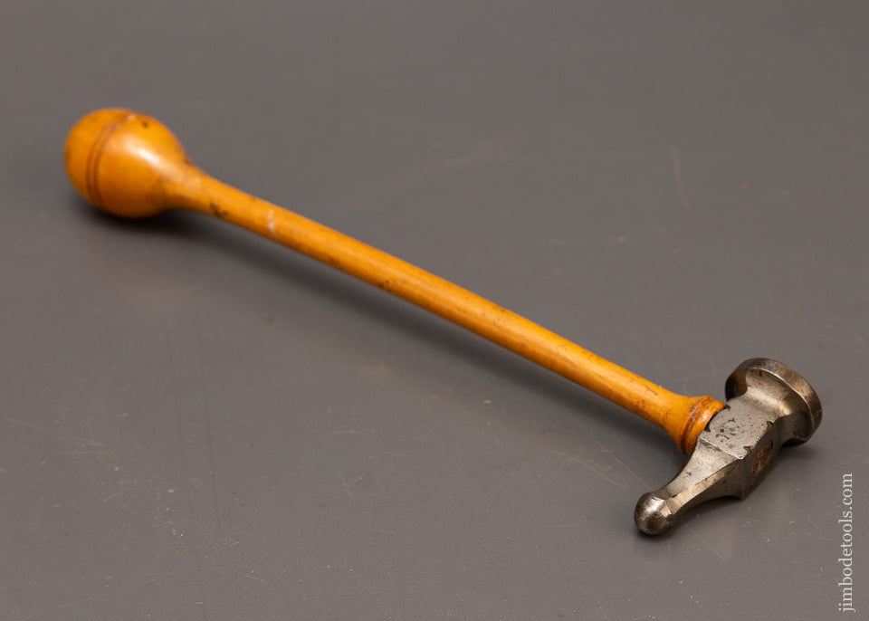 L. HUGONIOT-TISSO FRANCE Planishing Hammer with Boxwood Handle - 116898