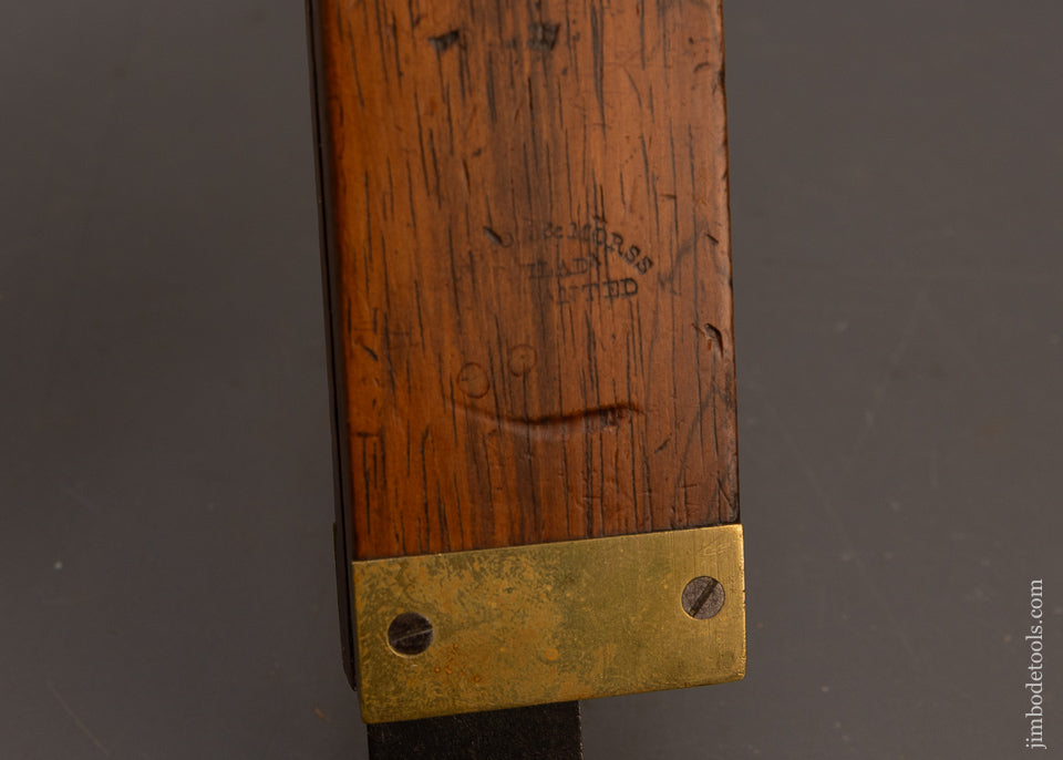 Rare & Fancy DISSTON & MORSS 12 Inch Rosewood Bevel & Combination Protractor - 116910 - AS OF JULY 17