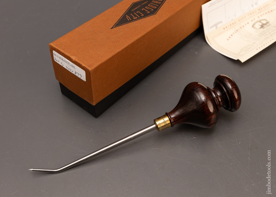 BRIDGE-CITY-TOOL-WORKS-NO.-SA-3-Scratch-Awl-Mint-in-Box-116932