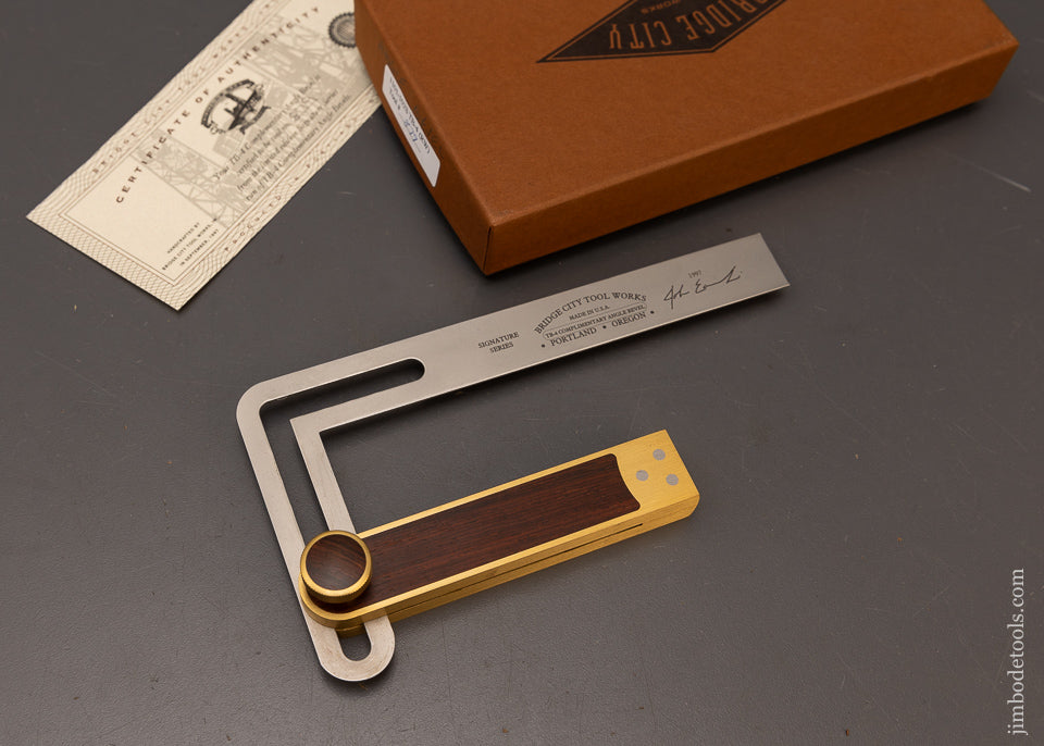 BRIDGE CITY TOOL WORKS Mint in Box TB-4 RW Angle Bevel - 116933