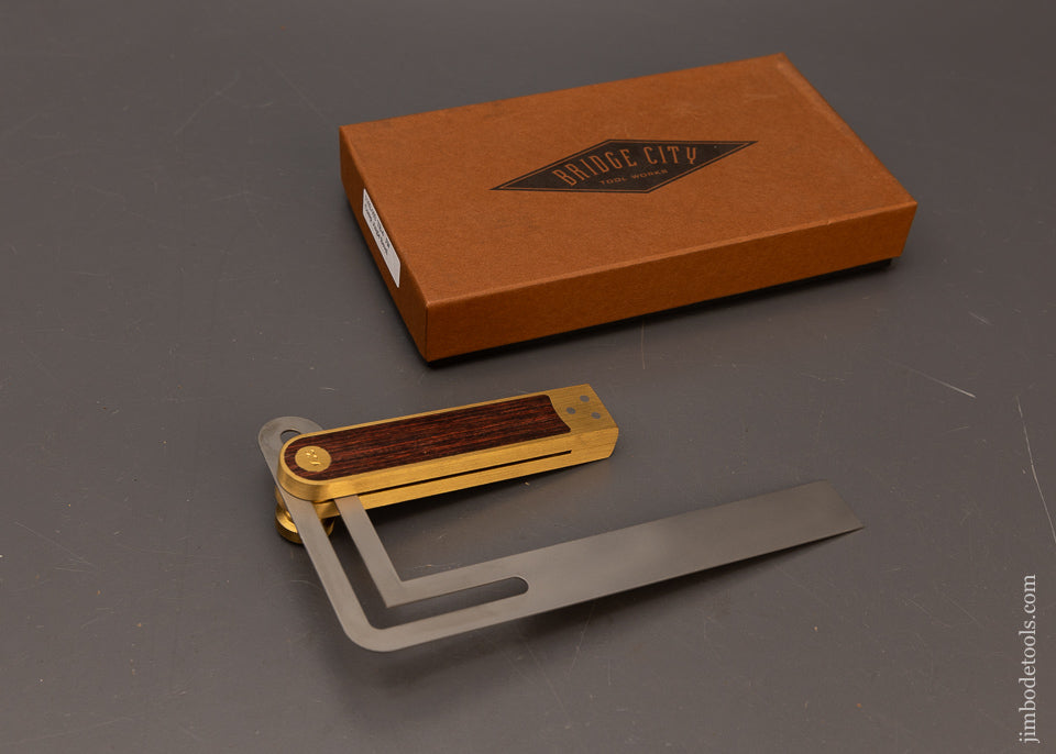 BRIDGE CITY TOOL WORKS Mint in Box TB-4 JW Complementary Angle Bevel ...