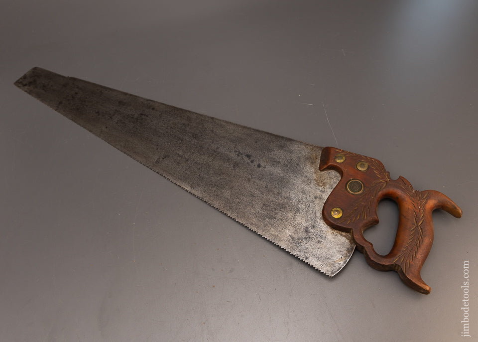 Good-User-DISSTON-No.-12-London-Spring-Hand-Saw-Straight-&-Sharp-116949