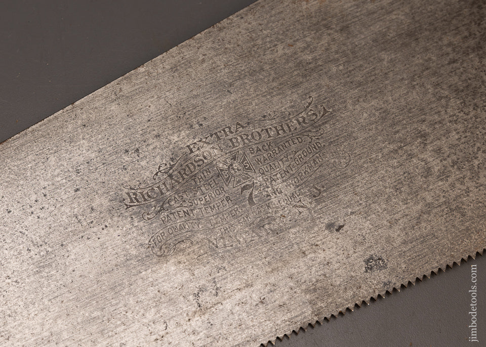 Massive 28 Inch RICHARDSON No. 7 Hand Saw - 116962
