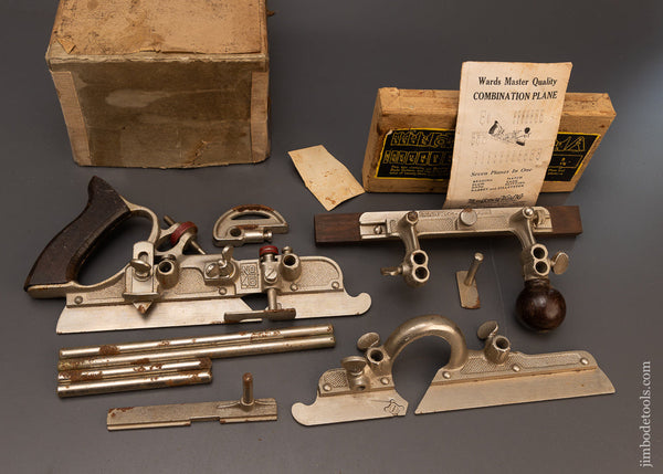 Near Mint STANLEY No. 45 Combination Plane for Montgomery Ward - 116963