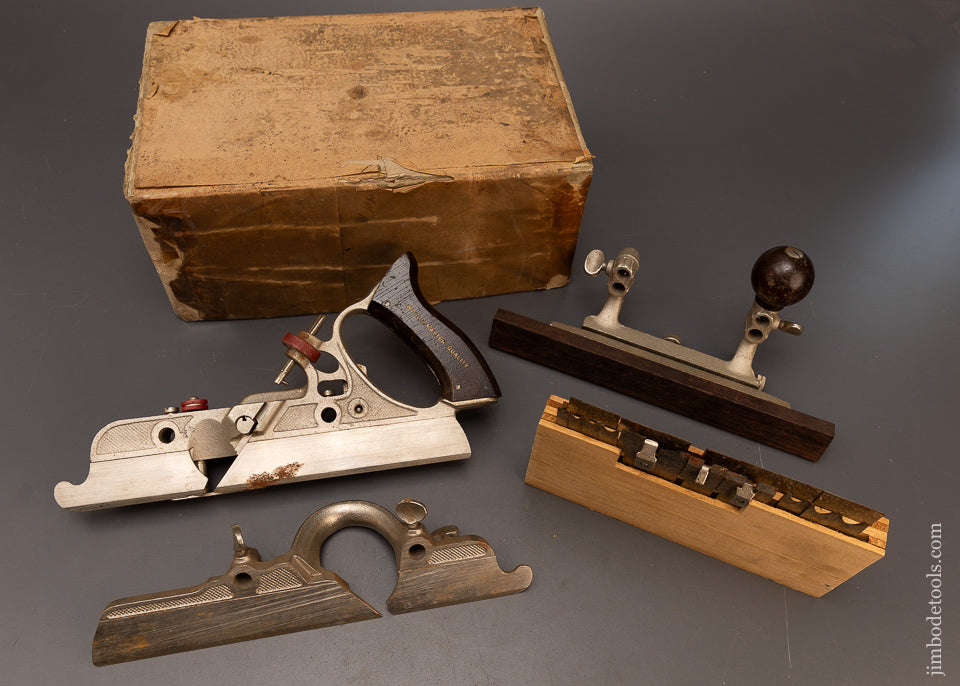 Near Mint STANLEY No. 45 Combination Plane for Montgomery Ward - 116963