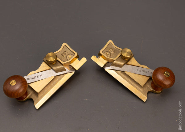 Discontinued LIE NIELSEN No. 98 & 99 Side Rabbet Planes Mint Unused -116965