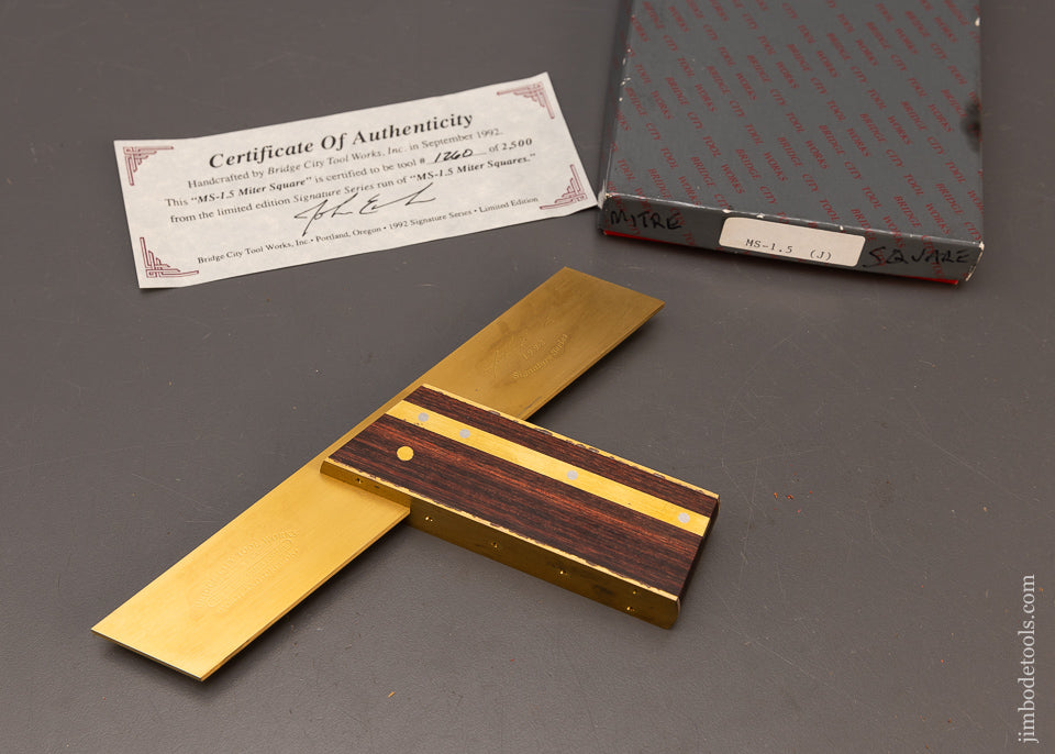 BRIDGE CITY TOOL WORKS MS-1.5 Miter Square - -116974