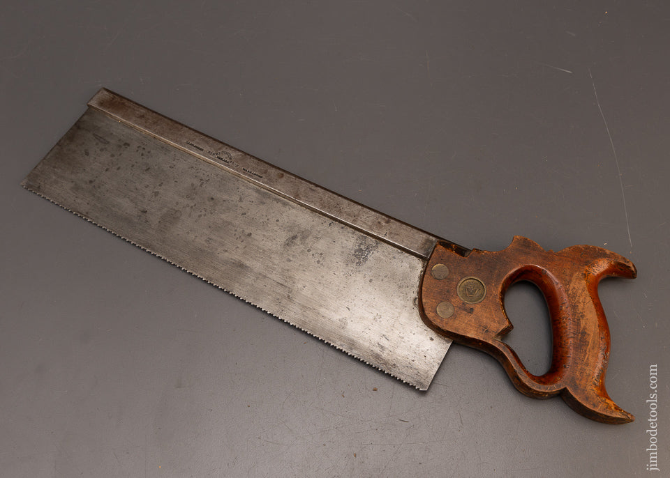 Very-Fine-Early-DISSTON-&-SON No.-4-Back-Saw-117010