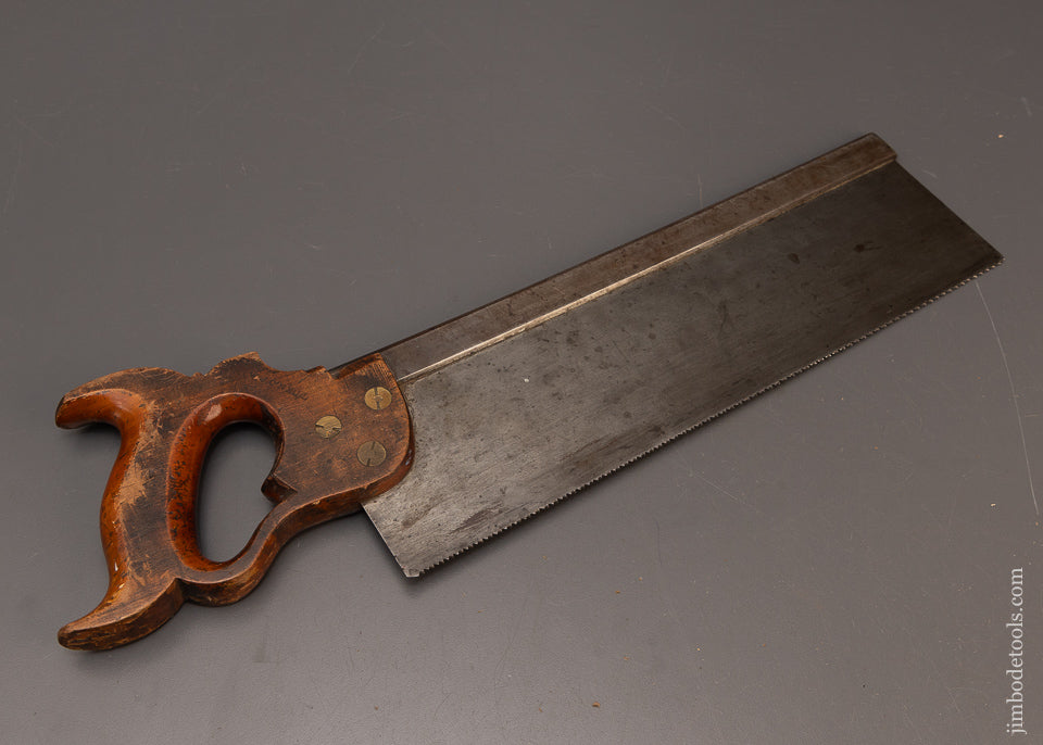 Very-Fine-Early-DISSTON-&-SON No.-4-Back-Saw-117010