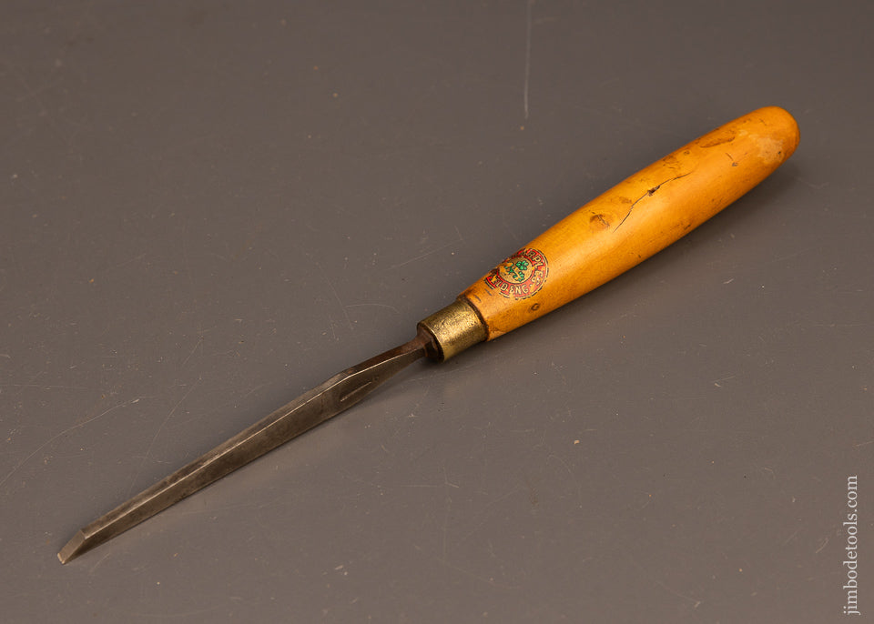 Fine-MARPLES-1/8-x-9-1/2-Boxwood-Handled-Mortise-Chisel-with-Decal-117119