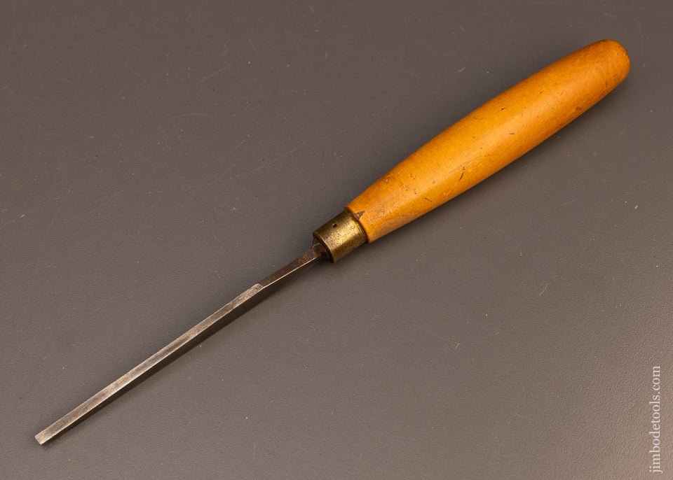 Fine-MARPLES-1/8-x-9-1/2-Boxwood-Handled-Mortise-Chisel-with-Decal-117119