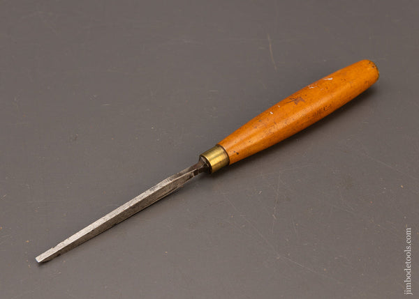 Fine-MARPLES-1/8-Inch-Boxwood-Handled-Mortise-Chisel-9-3/8”-Long-117120