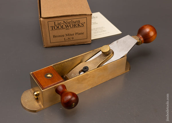 Near-Mint-LIE-NIELSEN-No.-9-Bronze-Miter-Plane-117140
