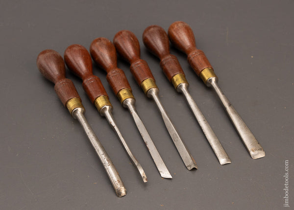 Near Mint in Box Set of 6 MARPLES Carving Tools - 117171 – Jim Bode Tools