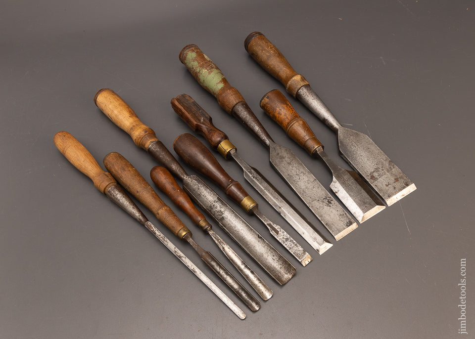 Gouges Neolthic Tool Collection of 9 Good Chisels & Gouges - 117206 – Jim Bode Tools