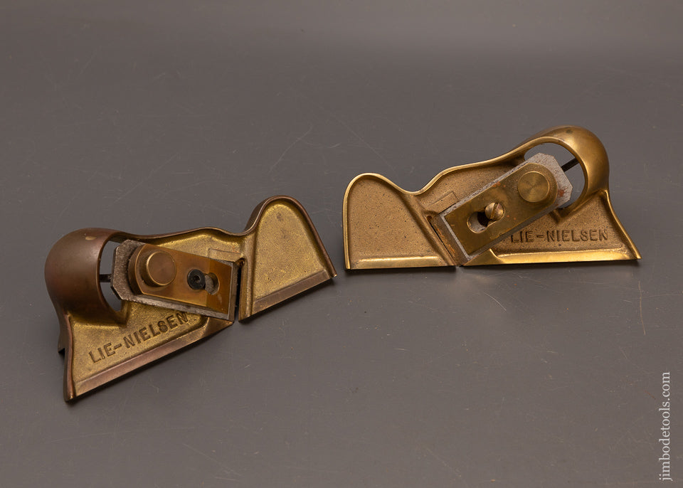 Fine-Pair-Discontinued-LIE-NIELSEN-No.-95-Right-&-Left-Handed-Edge-Planes-117217