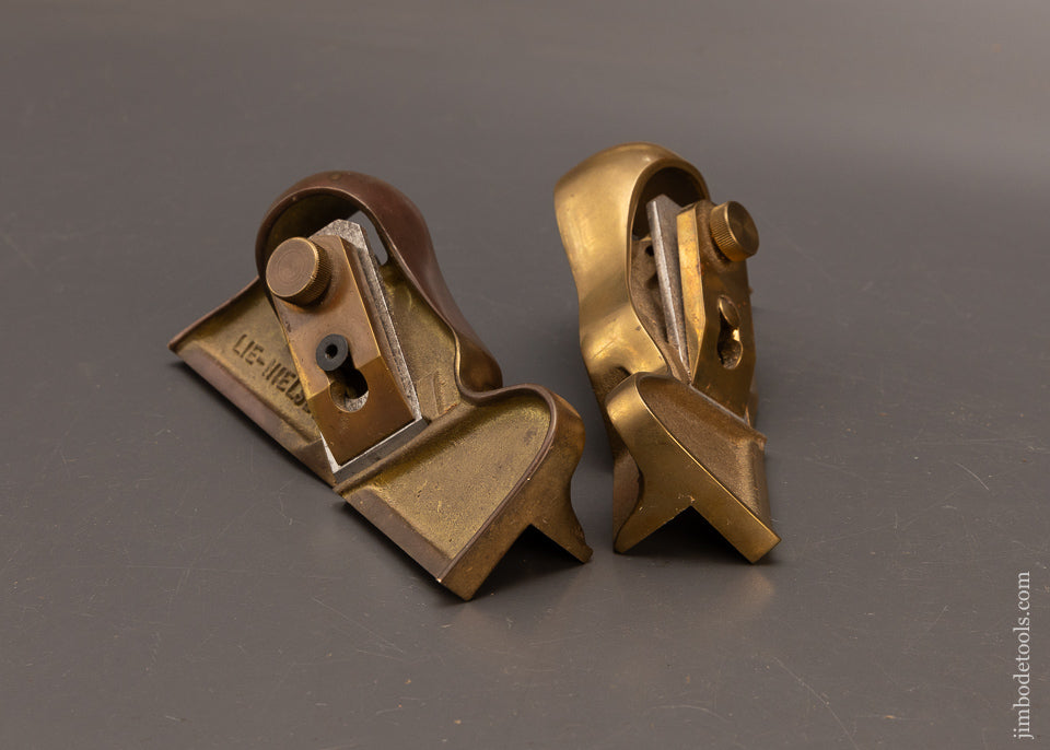 Fine-Pair-Discontinued-LIE-NIELSEN-No.-95-Right-&-Left-Handed-Edge-Planes-117217