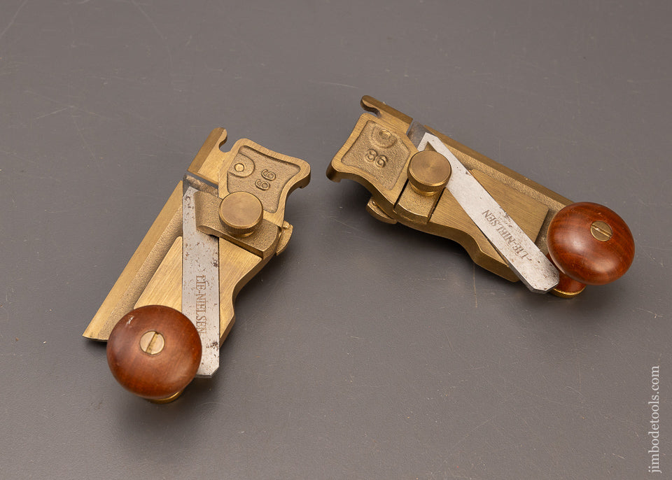 Discontinued-LIE-NIELSEN-No.-98-&-99-BRONZE-Side-Rabbet-Planes-Near-Mint-117218