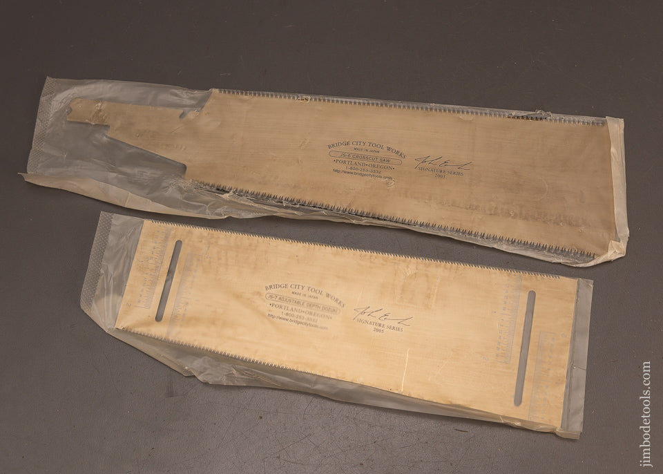Mint-in-Wrapper-BRIDGE-CITY-TOOL-WORKS-Replacement-Japanese-Saw-Blades-(2)-JS-6-&-JS-7-117222
