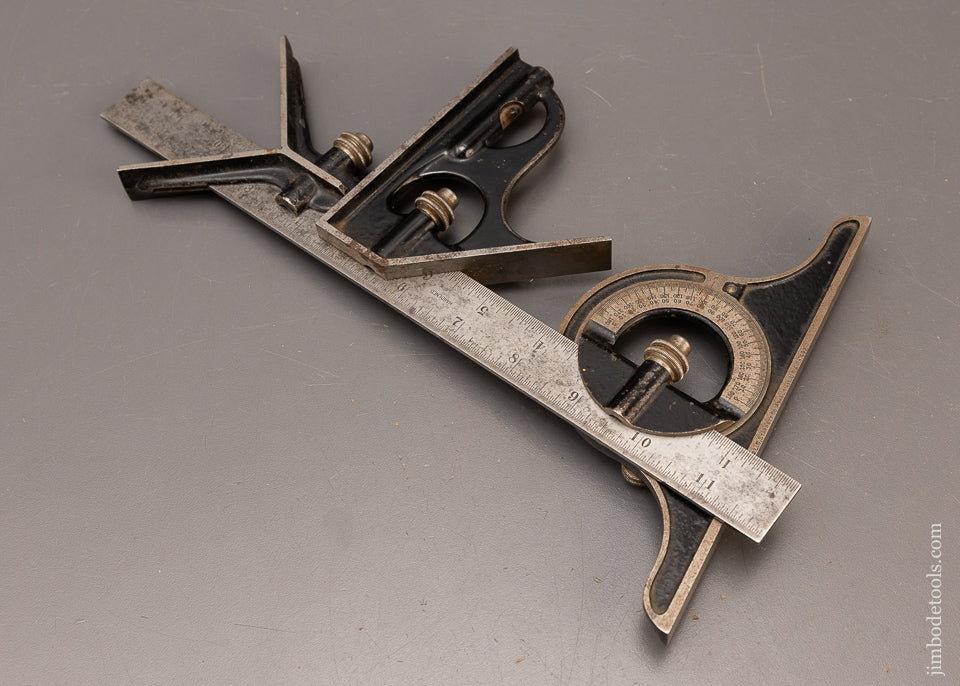 Fine-12-Inch-STARRETT-Combination-Square-Set-117257