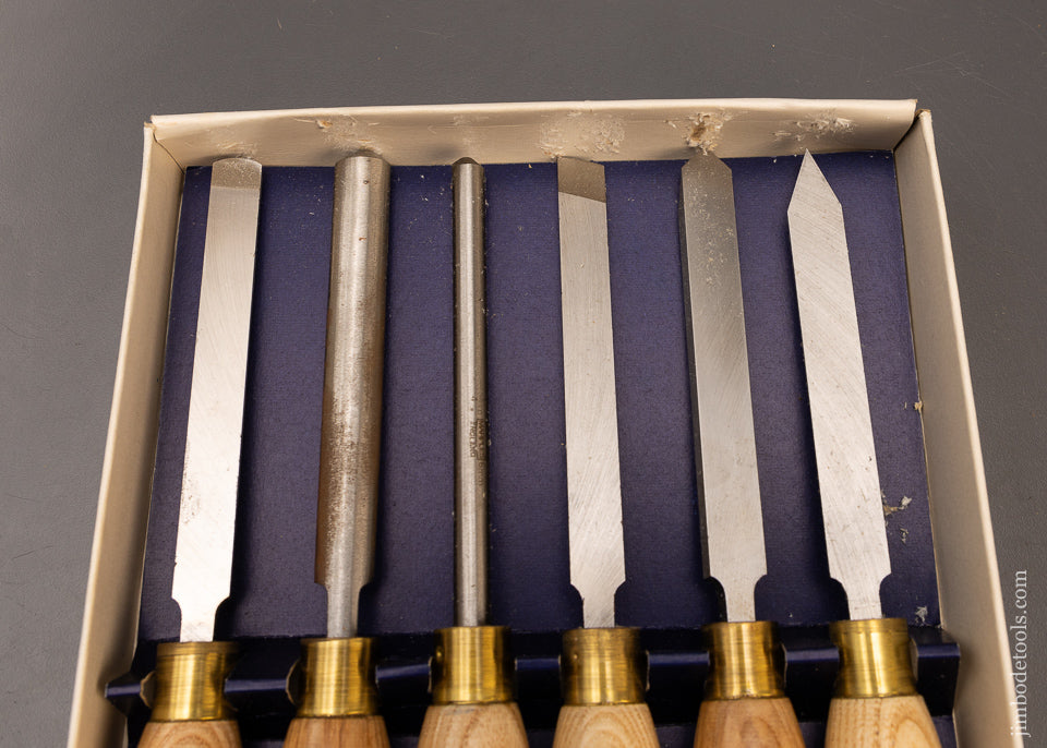 Near-Mint-in-Box-Vintage-MARPLES-Lathe-Wood-Turning-Tools-117262