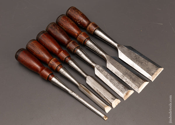 Fine-Set-of-6-STANLEY-No.-750-Chisels-117270