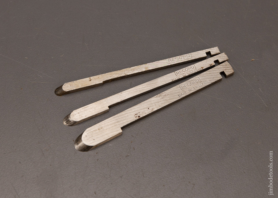 Rare-Set-of-3-Special-Cutters-for-RECORD-No.-405-&-Stanley-No.-45-Planes-117280