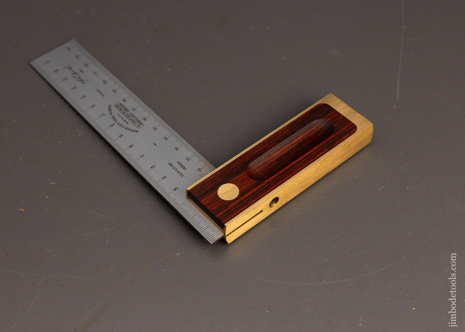 BRIDGE-CITY-TOOL-WORKS-NO.-AS-7-Adjustable-Try-Square-Mint-in-Box-117296