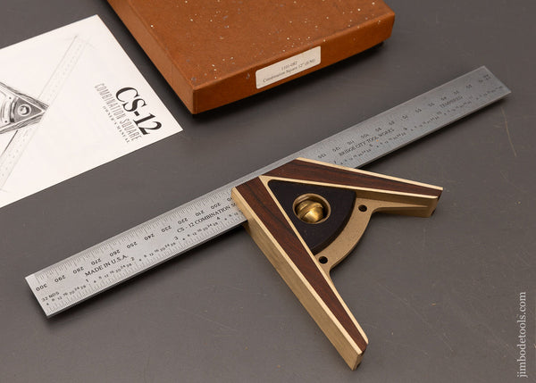 BRIDGE-CITY-TOOL-WORKS-CS-12-Combination-Square-Mint-in-Box-117298