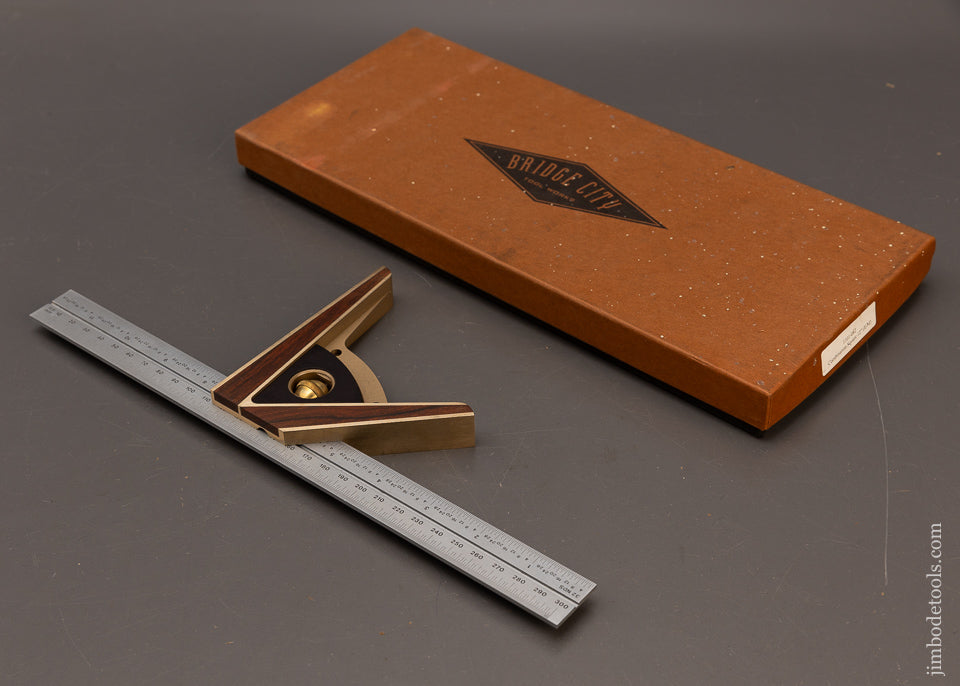 BRIDGE-CITY-TOOL-WORKS-CS-12-Combination-Square-Mint-in-Box-117298