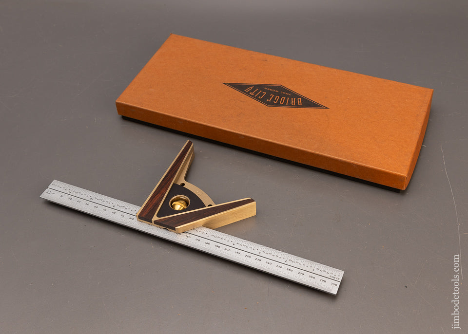 BRIDGE-CITY-TOOL-WORKS-CS-12-Combination-Square-Mint-in-Box-117300