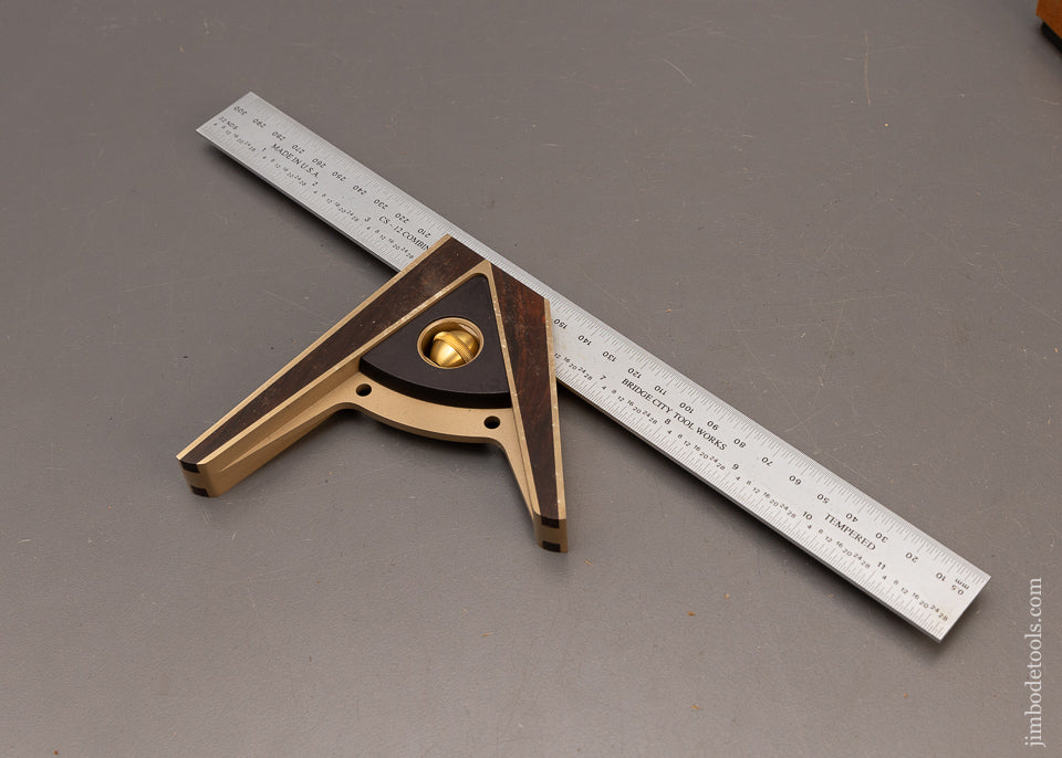 BRIDGE-CITY-TOOL-WORKS-CS-12-Combination-Square-Mint-in-Box-117300