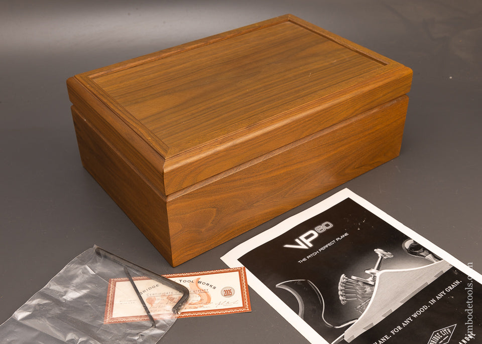 BRIDGE-CITY-TOOL-WORKS-VP-60-Variable-Pitch-Smooth-Plane-Near-Mint-&-Unused-in-Original-Box-117302