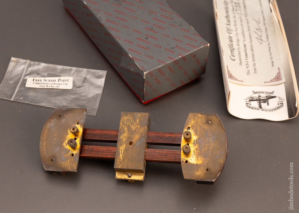 BRIDGE-CITY-TOOL-WORKS-No.-CS-1-Centerscribe-in-Box-117305