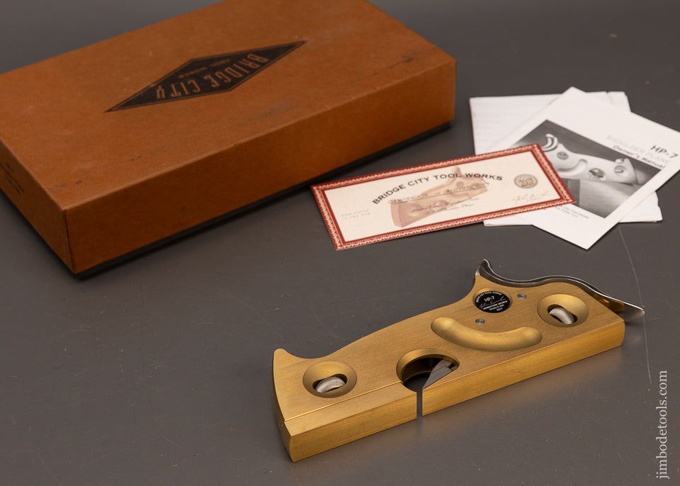BRIDGE-CITY-TOOL-WORKS-HP-7-Foxtail-Shoulder-Plane-Mint-in-Box-117312