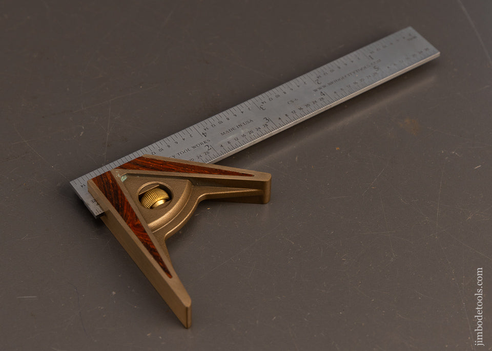 BRIDGE-CITY-TOOL-WORKS-No.-CS-6-Combination-Square-Mint-in-Box-117319