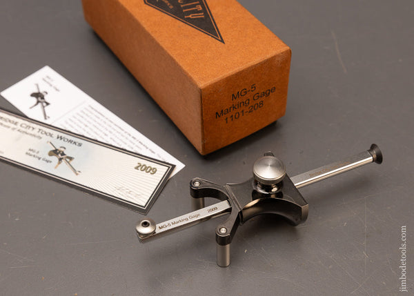 BRIDGE-CITY-TOOL-WORKS-No.-MG-5-Marking-Gauge-Mint-in-Box-117321